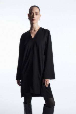 Rochie COS Asymmetric Tunic Dama Negrii | Romania-350LNHZEJ