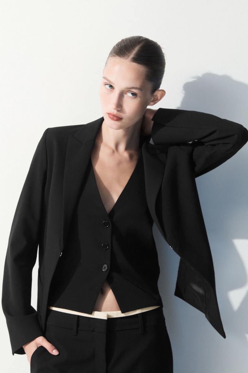 Blazer COS The Deconstructed Dama Negrii | Romania-853ZTUBNK