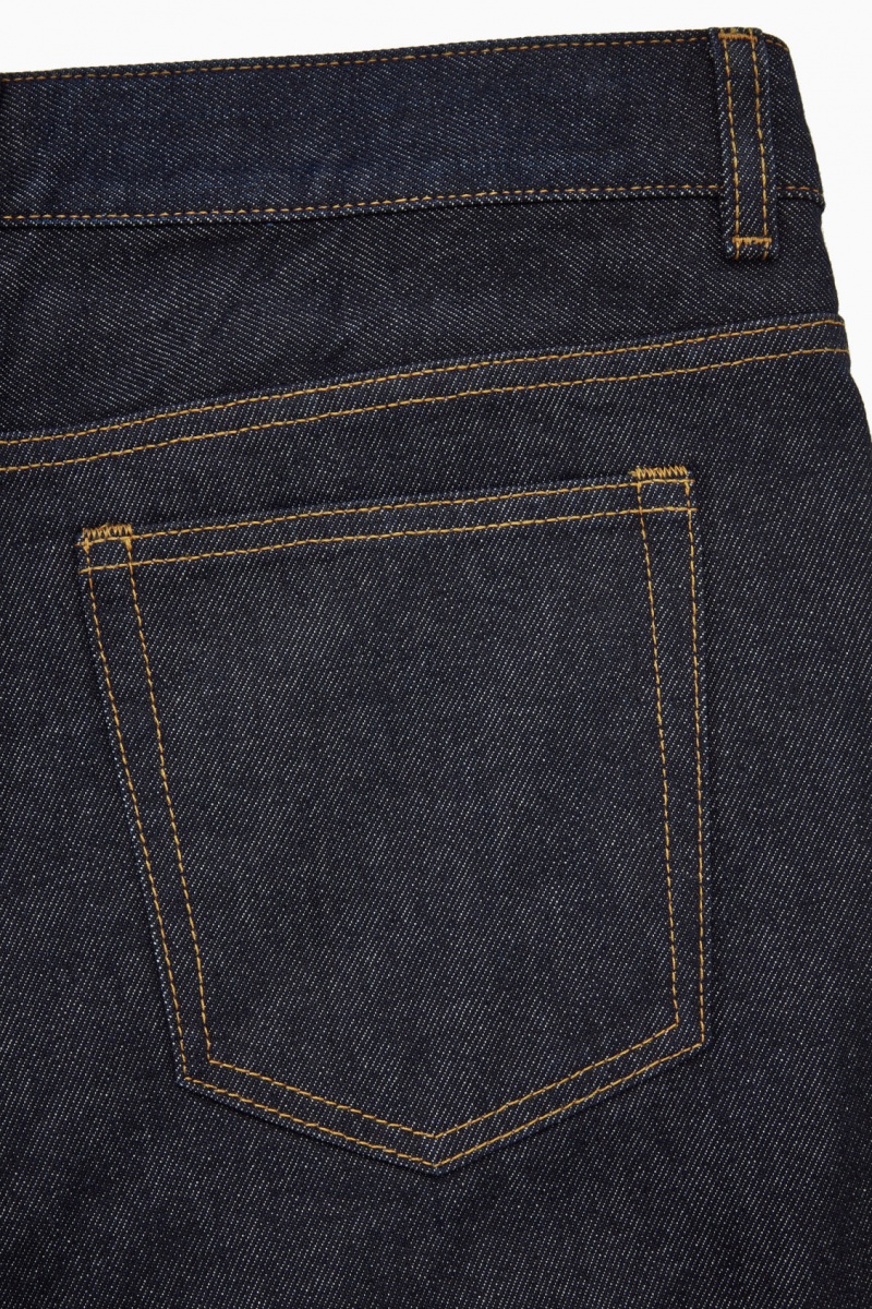 Blugi COS Pillar Tapered Barbati Indigo Albastri | Romania-837ZFXWCN