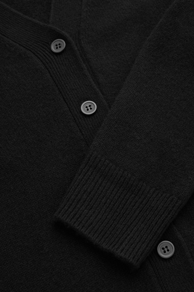 Cardigan COS Pure Cashmere Dama Negrii | Romania-153RDLEPV