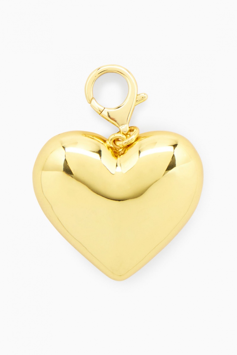 Colier COS Heart Pendant Charm Dama Aurii | Romania-387SCQMXD