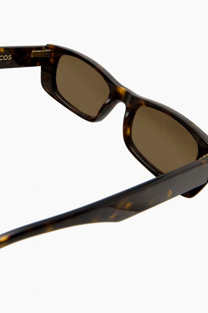 Ochelari de Soare COS Narrow Cat-Eye Dama Maro | Romania-398ZUEVIR