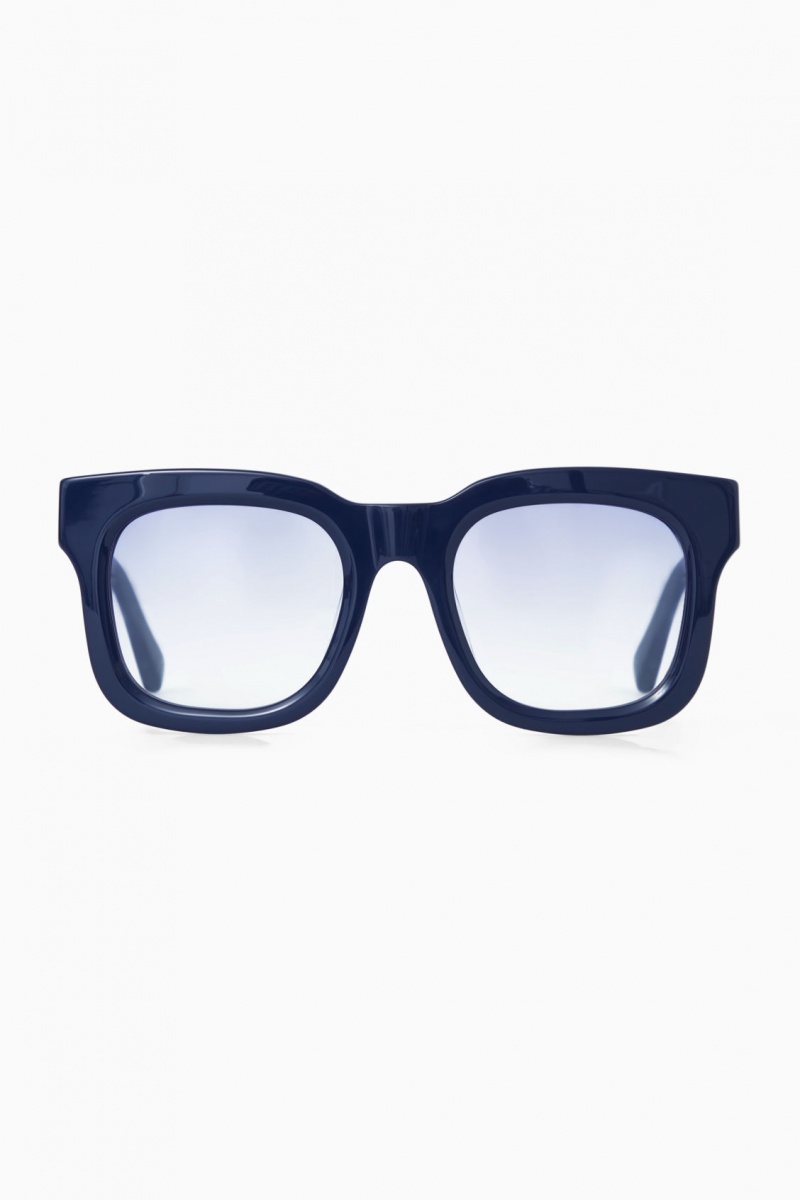 Ochelari de Soare COS The Square Acetate Dama Bleumarin | Romania-429ADWOGC