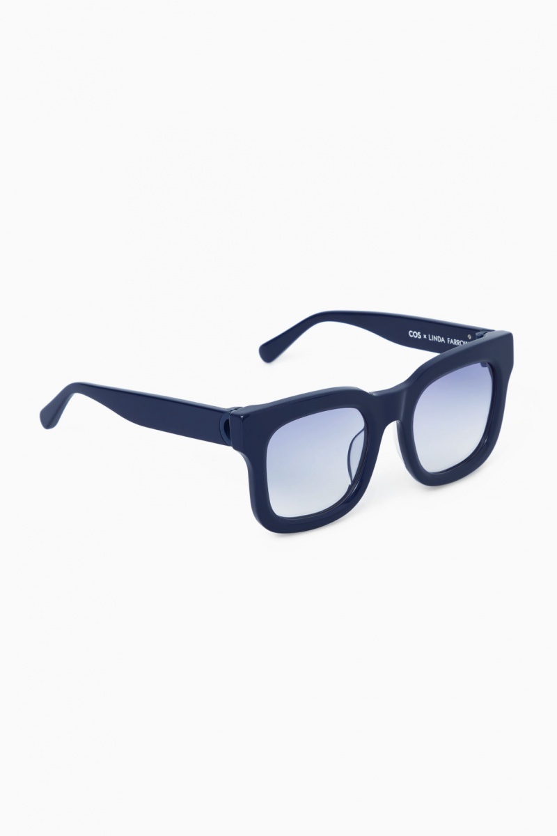 Ochelari de Soare COS The Square Acetate Dama Bleumarin | Romania-429ADWOGC