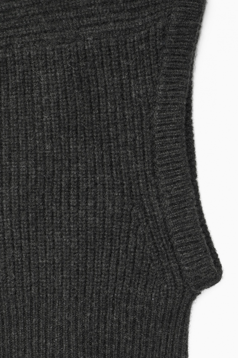 Palarie COS Cashmere Balaclava Barbati Gri | Romania-612LQFVOT