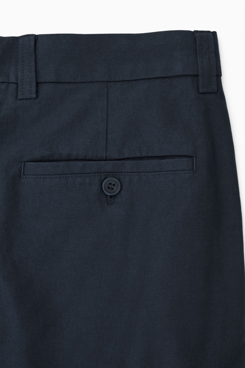 Pantaloni COS Tapered Utility Barbati Bleumarin | Romania-583OZPVKS