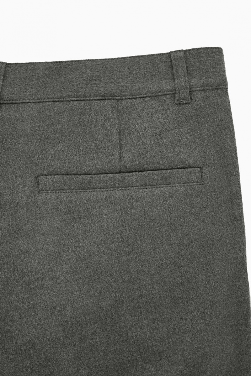 Pantaloni Chino COS Tapered Lână Barbati Gri | Romania-594XGPWHM