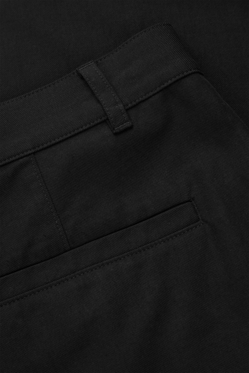 Pantaloni Chino COS Tapered Lână Barbati Negrii | Romania-859NHEBOL