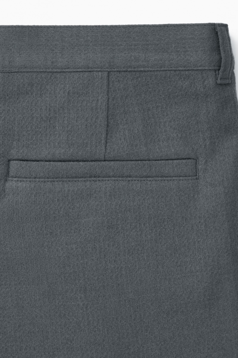 Pantaloni Chino COS Tapered Lână Barbati Turcoaz Inchis | Romania-736ZAKQDN