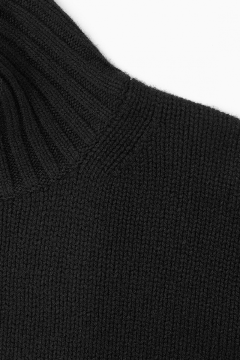 Pulovere COS Grosolan Pure Cashmere Turtleneck Dama Negrii | Romania-635YDBIXL