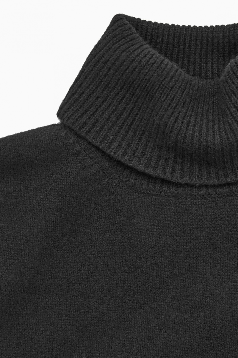 Vesta COS Open-Side Cashmere-Blend Roll-Neck Tank Dama Negrii | Romania-961AZREPM